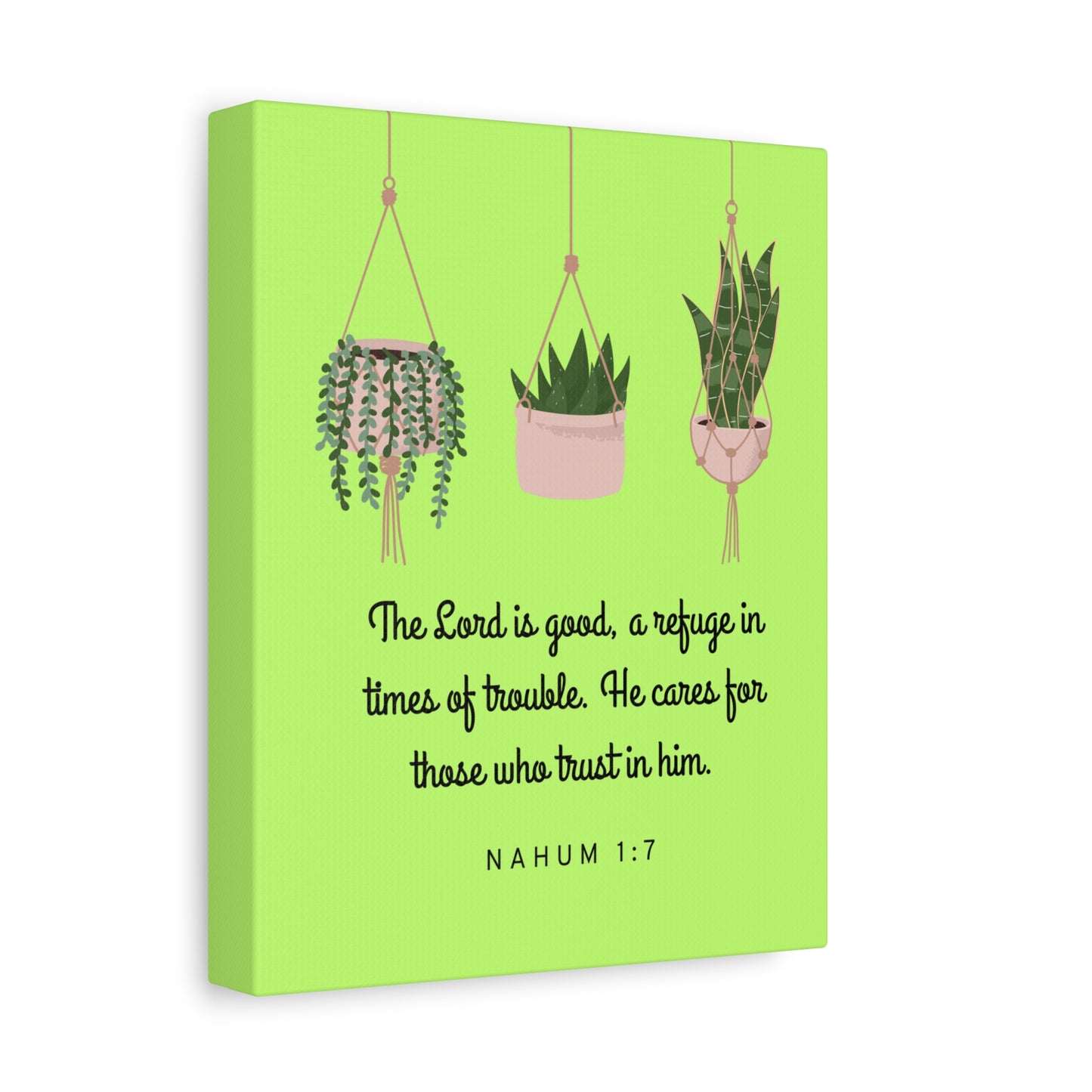 Inspiration Bible Wall Art - Nahum 1:7