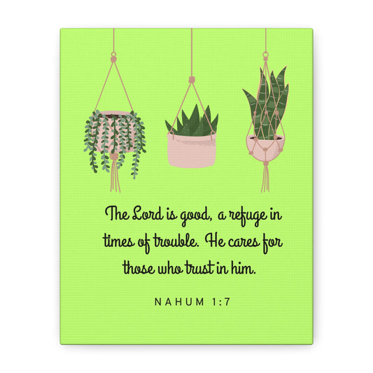 Inspiration Bible Wall Art - Nahum 1:7